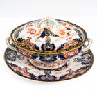 Royal Crown Derby "Kings" Sauce Tureen w/ Underplate