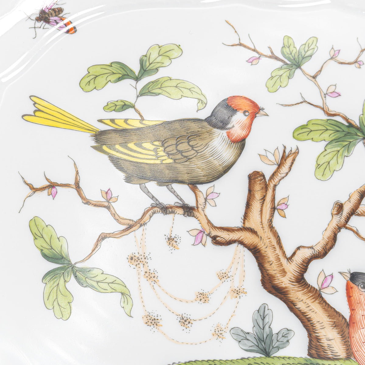 Herend "Rothschild Bird" Oval Serving Platter 16.5"