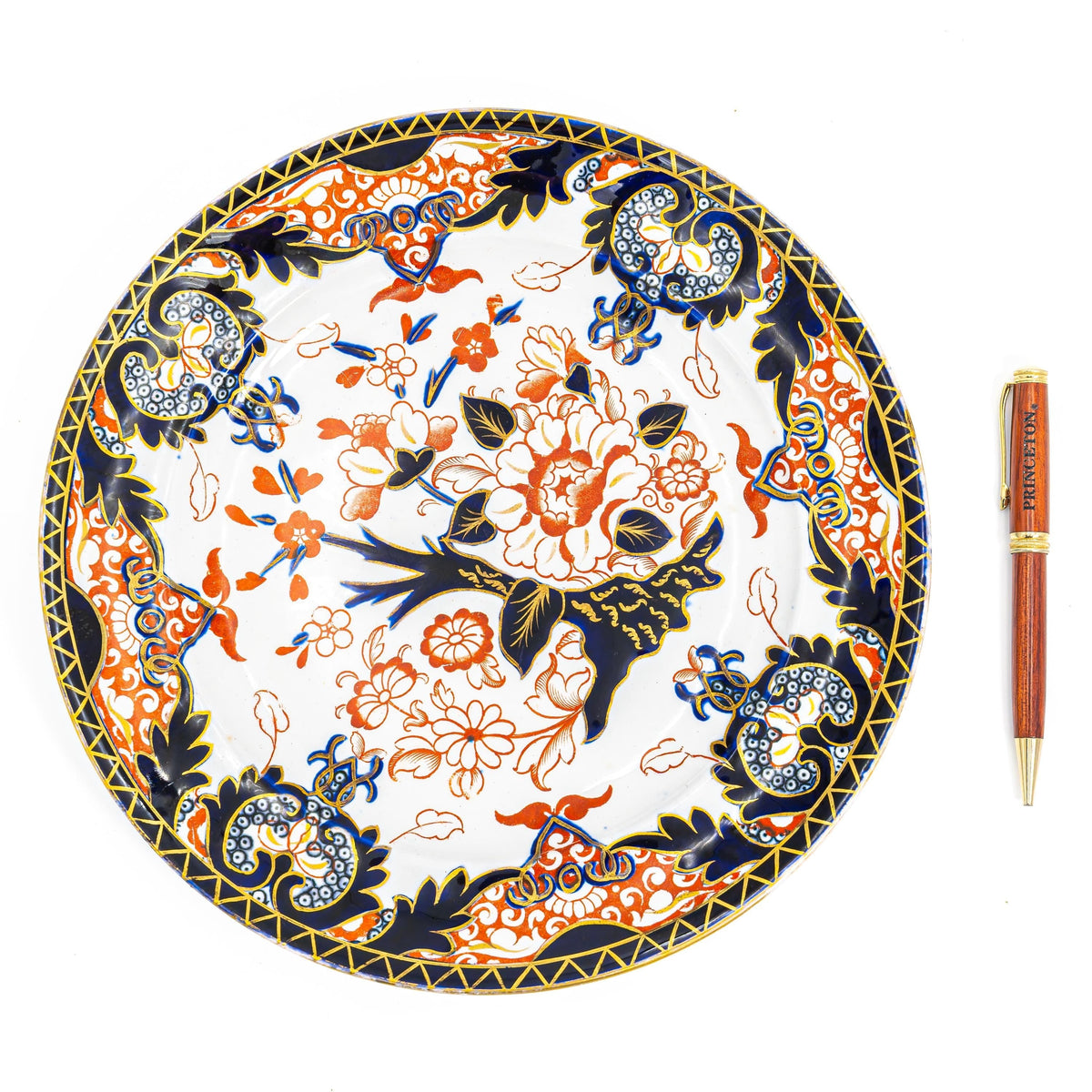Royal Crown Derby Kings Dinner Plates (10.5") Set of 4 | Antique Bone China