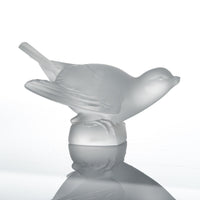 Lalique "Moineau Colereux" Sparrow Figurine (5")