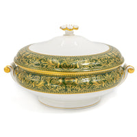 Wedgwood "Florentine Green" Covered Vegetable Dish