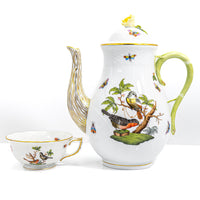 Herend "Rothschild Bird" Coffee Pot (10", 6 Cup)