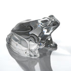 Baccarat Crystal Frog Paperweight