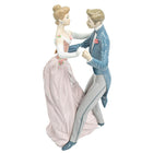 Lladró Anniversary Waltz Figurine #1372 - Retired Romantic Dancing Couple by Antonio Ballester (12.25")