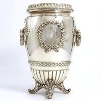 Independent Artisan Studio 1890s Antique Silver Plate Champagne Bucket French Ice Bucket For Old Money Aesthetic Gift for Wine Lover Silver Champagne Bucket For Party - Ice Bucket ClassyTea