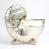 Independent Artisan Studio Nautilus Ice Bucket (1960s) | Silver - Plated Metal - Ice Bucket ClassyTea