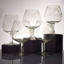 Independent Artisan Studio Vintage Whiskey Etched Glass Barware Drinkware Unique Gift for Bird Hunters Dad Husband whiskey bourbon rum gin Scotch Queen Lace Inspired - Snifter ClassyTea