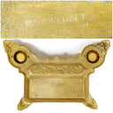 Independent Artist Studio Italian Brass Desk Set w/ Dual Inkwells - Desk Set ClassyTea