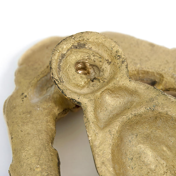 Independent Artist Studio Polished Brass Door Knocker "Demeter Harvest Goddess" - Door Knocker ClassyTea