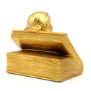 Jennings Brothers 1910s Antique Gold Toned Bookends | Jennings Brothers Dantes Inferno & Beatrice Brass Art Deco Bookend Art Nouveau Library Dark Academia 20s - Metal Bookends ClassyTea