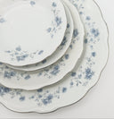 Johann Haviland Johann Haviland Blue Garland china set for 8 Bavarian vintage plates teacup and saucer wedding gift housewarming gift anniversary gift - China Set ClassyTea