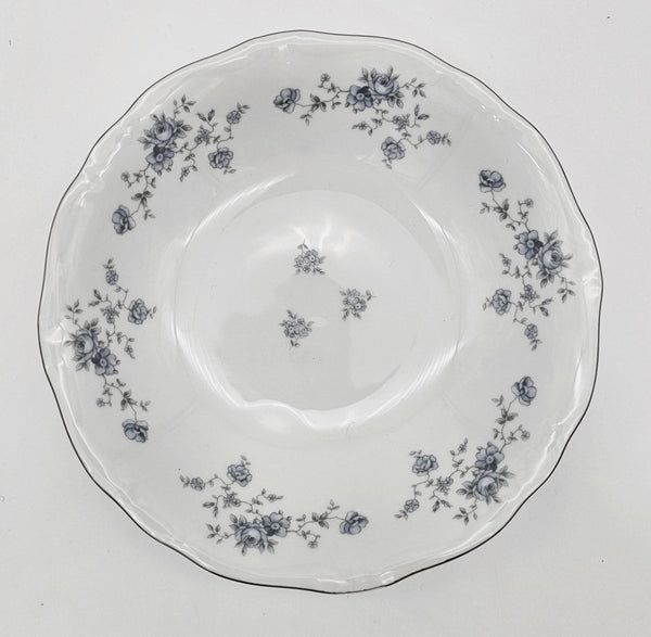 Johann Haviland Johann Haviland Blue Garland Set for 4 Coupe Soup and Fruit Bowls, Bavaria Backstamp, Vintage Fine China Serving Set, Floral Elegance - Fruit/Dessert Bowl ClassyTea