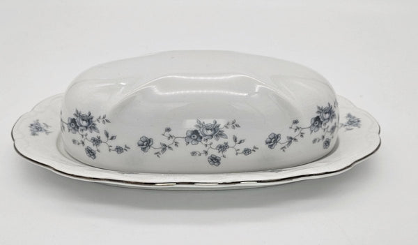 Johann Haviland Johann Haviland Blue Garland Completer Set, Bavaria Backstamp, Vintage Fine China Serving Set, Floral Elegance Thanksgiving China Set - Tea Set ClassyTea