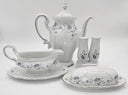 Johann Haviland Johann Haviland Blue Garland Completer Set, Bavaria Backstamp, Vintage Fine China Serving Set, Floral Elegance Thanksgiving China Set - Tea Set ClassyTea
