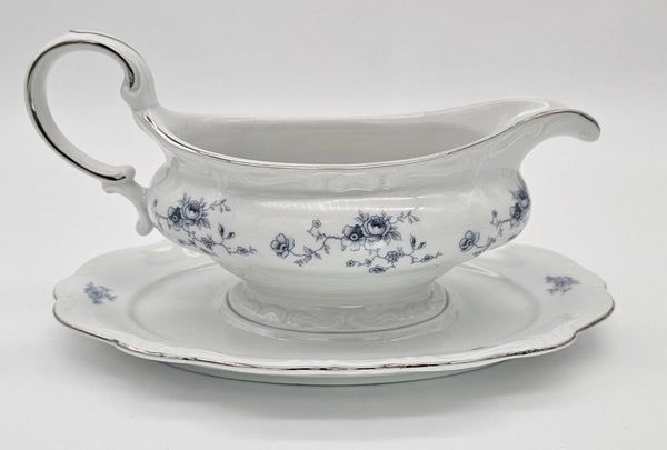 Johann Haviland Johann Haviland Blue Garland Completer Set, Bavaria Backstamp, Vintage Fine China Serving Set, Floral Elegance Thanksgiving China Set - Tea Set ClassyTea