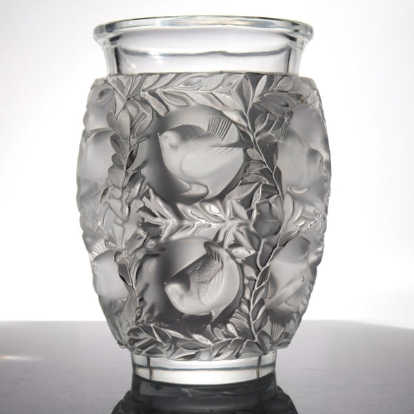 Lalique Lalique Bagatelle Vase Vintage Crystal Frosted Glass Sculpture Unique Gifts for Her French Country Decor Vintage Glassware Bird Sculpture - Crystal Vase ClassyTea