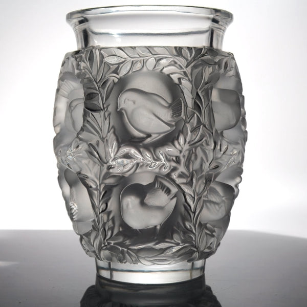 Lalique Lalique Bagatelle Vase Vintage Crystal Frosted Glass Sculpture Unique Gifts for Her French Country Decor Vintage Glassware Bird Sculpture - Crystal Vase ClassyTea