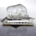 Lalique Lalique Crystal Bull Paperweight - Sculpture ClassyTea