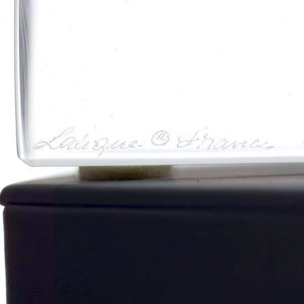 Lalique Lalique Crystal Bull Paperweight - Sculpture ClassyTea