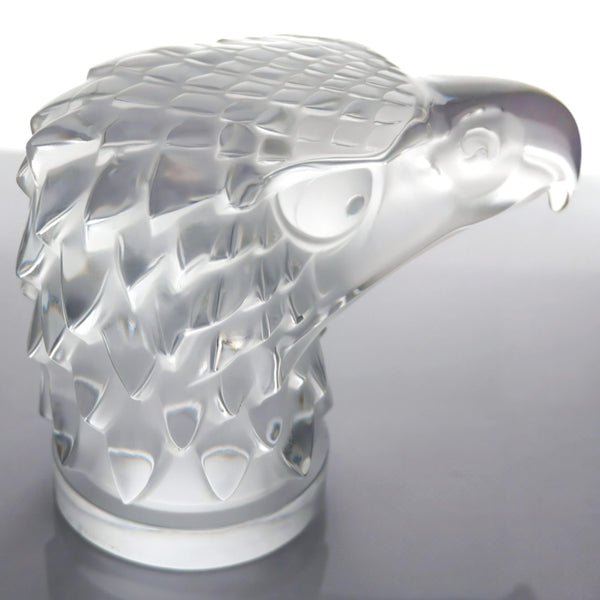 Lalique Lalique "Tête d'Aigle (Eagle Head)" Crystal Eagle Paperweight - Sculpture ClassyTea