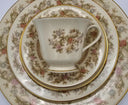 Lenox Lenox Helmsley | Service for 8 | Fine China Set | Floral Elements and Gold Trim | Luxury Gift | 40 Piece Dinnerware set | Thanksgiving - China Set ClassyTea