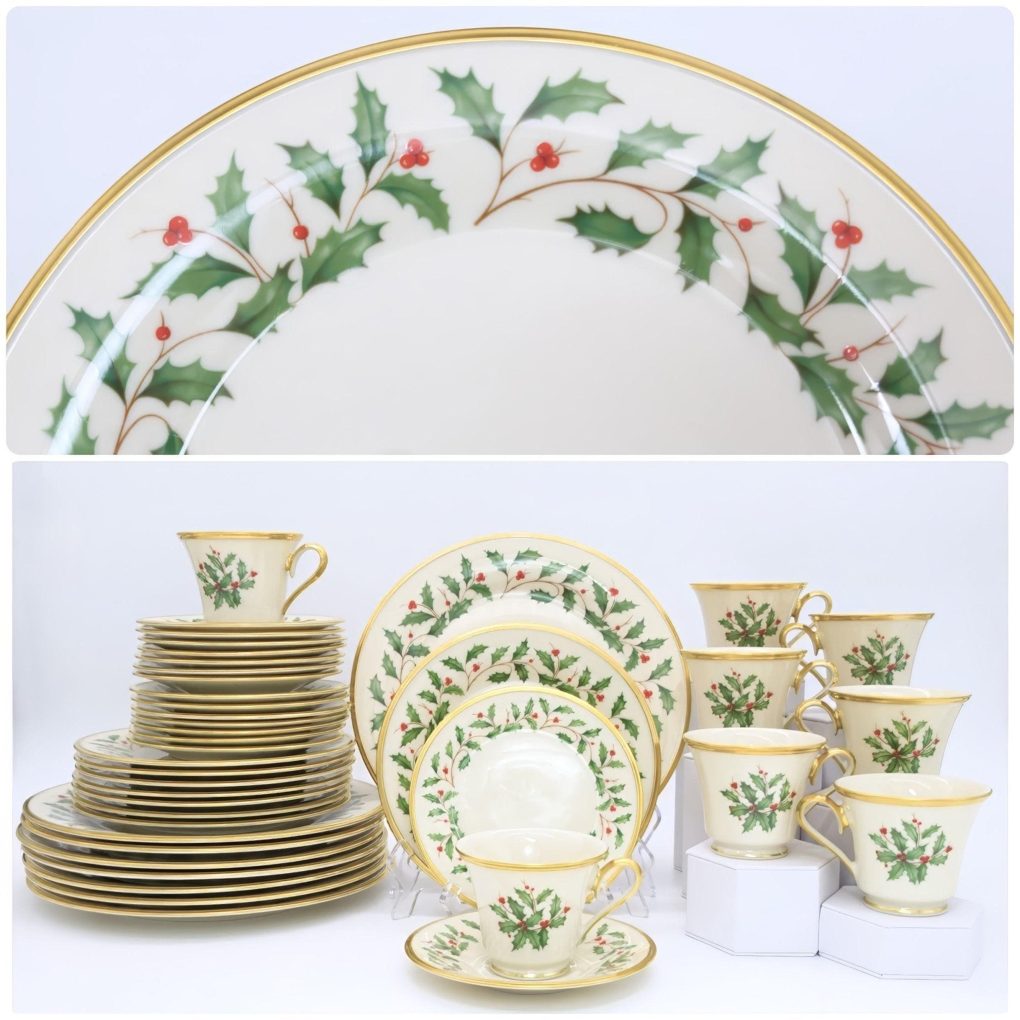 Lenox Lenox Holiday China Set For 8 | Bone China - China Set ClassyTea