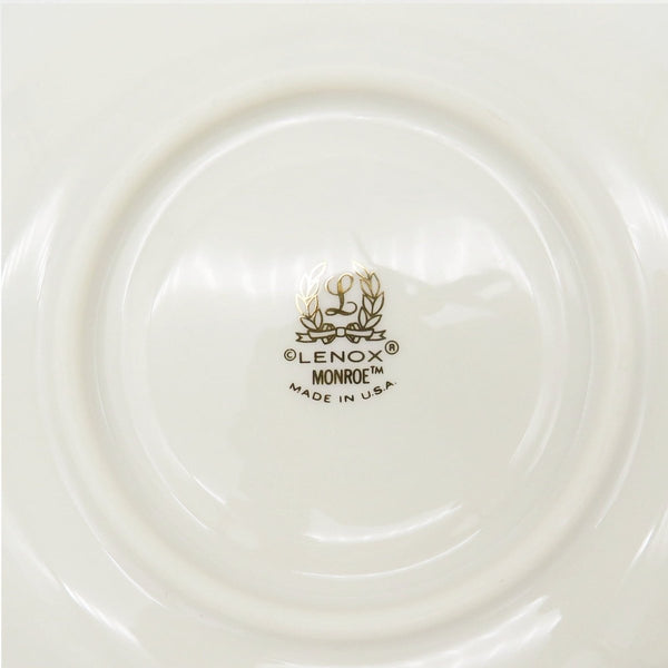 Lenox Lenox Monroe Presidential Collection (Service for 2) | Fine China Set Luxury Dinnerware Maroon Band Gold Lines Vintage Luxury Dinnerware - China Set ClassyTea