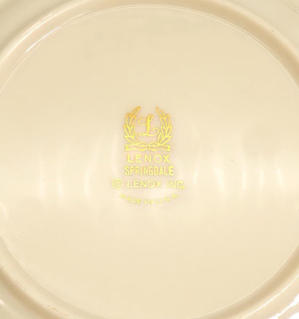 Lenox Lenox Springdale China Set for 4 (12 Total Pieces) | Dinner, Salad/Dessert, & Side Plates wedding gift anniversary gift for daughter wedding - China Set ClassyTea
