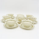 Lenox Lenox Springdale Vintage dinnerware set 40 piece platinum trim wedding gift anniversary gift for daughter wedding gift cream made in USA - China Set ClassyTea