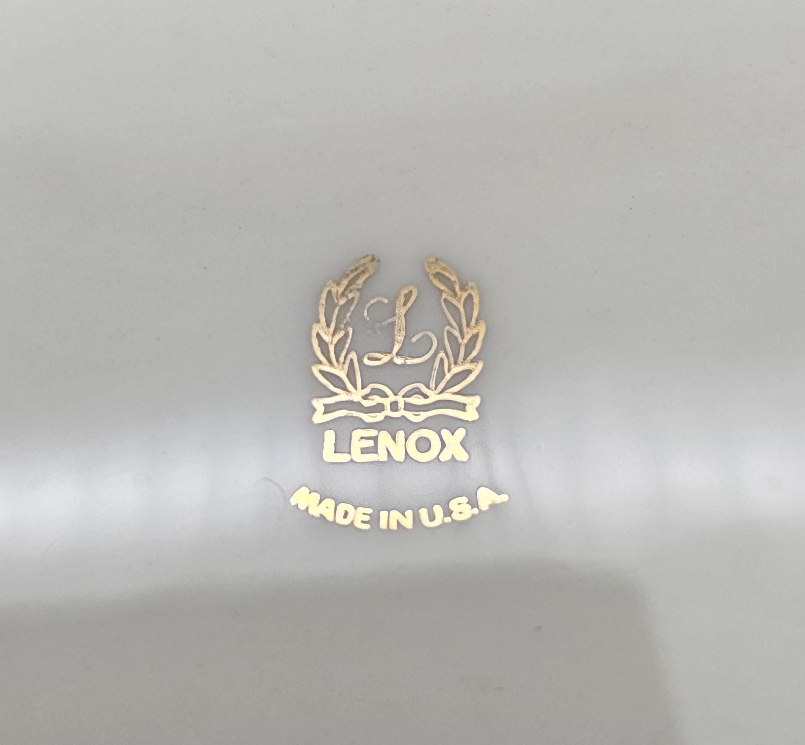 Lenox Lenox Weatherly 12" Chop Plate (Round Platter) - Vintage Fine China Swirled Cream with Platinum Trim, Thanksgiving Dinnerware, Discontinued - Circular Serving Platter ClassyTea