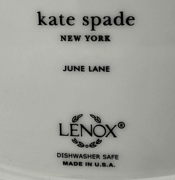 Lenox Lenox Kate Spade June Lane Coffee Pot – Fine Bone China with Platinum Trim, Dragonfly Motif, 48 oz Capacity, Elegant Tableware, Wedding Gift - Coffee Pot ClassyTea