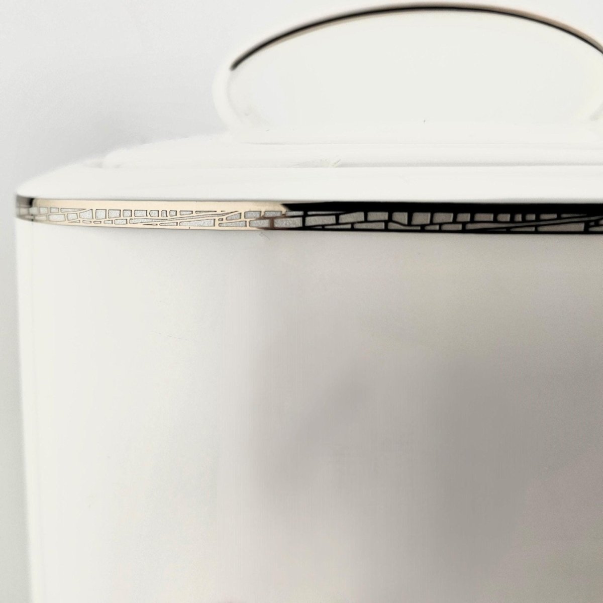 Lenox Lenox Kate Spade June Lane Coffee Pot – Fine Bone China with Platinum Trim, Dragonfly Motif, 48 oz Capacity, Elegant Tableware, Wedding Gift - Coffee Pot ClassyTea