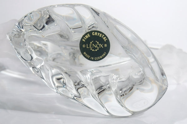 Lenox Crystal Dolphin Sculpture Statue Figurine Coastal Decor for Beachhouse Luxury Gift for Mom Housewarming Lenox Glorious Dolphin Animals - Crystal Sculpture ClassyTea