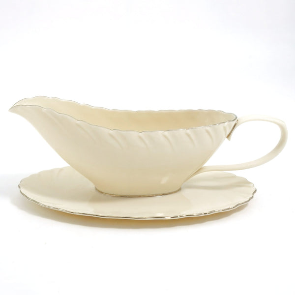 Lenox Lenox "Weatherly" Gravy Boat w/ Underplate - Gravy Boat ClassyTea