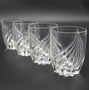 Lenox Lenox Debut Old Fashioned Double Cocktail Glasses Unique Bourbon Gifts Vintage Midcentury Brandy Scotch Cognac Whiskey Lover Set of 4 - Old Fashioned/Tumbler ClassyTea