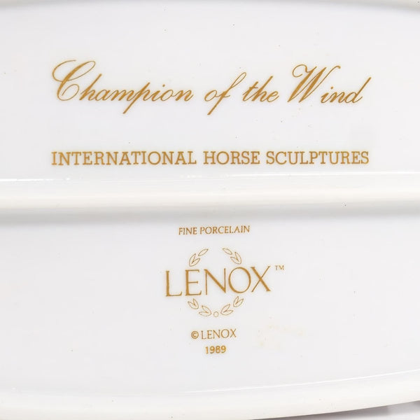 Lenox Lenox Champion of the Wind Horse Statue Sculpture Figurine Porcelain Antique Gift for Horse Lover Unique Shelf Decor Curio Cabinet USA - Porcelain Sculpture ClassyTea
