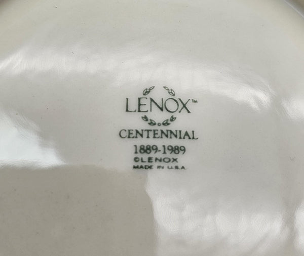 Lenox Lenox Autumn (Gold Back - Stamp) Presidential Collection | 5" Octagonal Vegetable Bowl | Fine China | Blue Scrolls, Fruit and Gold - Vegetable Bowl ClassyTea