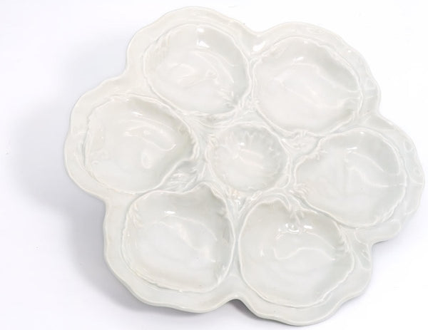 Limoges 1950s French Oyster Plate Limoges French Country Coastal Tableware Beach House Decor French Earthenware Ceramic Wall Hanging Art for Gift - Oyster Plate ClassyTea