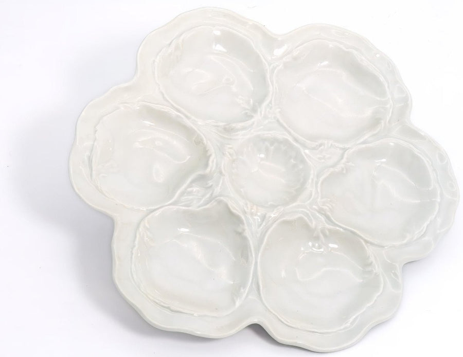 Limoges Oyster Plate (9.5") | Vintage Porcelain