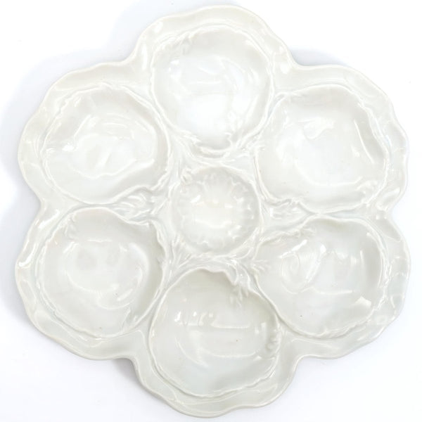 Limoges 1950s French Oyster Plate Limoges French Country Coastal Tableware Beach House Decor French Earthenware Ceramic Wall Hanging Art for Gift - Oyster Plate ClassyTea