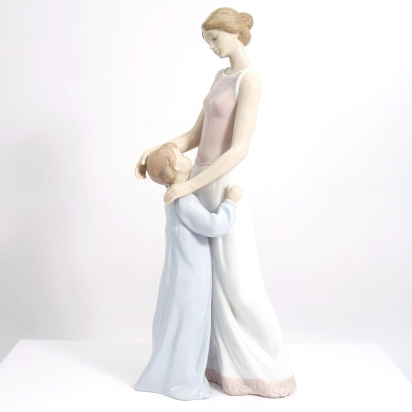 Lladro Large Lladro Porcelain Figurine of Mother & Child | Someone To Look Up 6771 | Mothers Day Gift for New Mom Gift for Baby Gift Nursery Decor - Porcelain Figurine ClassyTea
