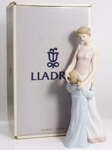 Lladro Large Lladro Porcelain Figurine of Mother & Child | Someone To Look Up 6771 | Mothers Day Gift for New Mom Gift for Baby Gift Nursery Decor - Porcelain Figurine ClassyTea