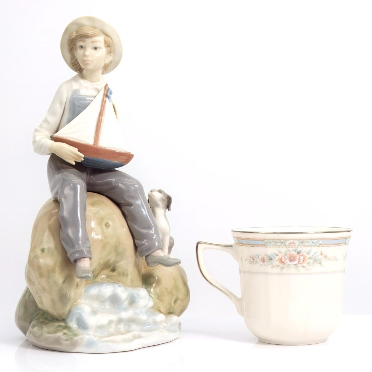Lladro Lladro Sea Fever 5661 | Porcelain Figurine Gift for Baby Shower Figurine Gift for Coastal Nursery Decor Gift for Grandson Gift for Granddad - Porcelain Figurine ClassyTea