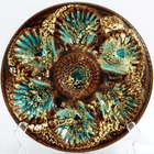 Marius Giuge Vintage Majolica Oyster Plate
