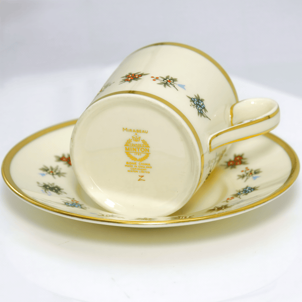 Minton Minton "Mirabeau" Demitasse Set For 8 - Coffee & Tea Sets ClassyTea