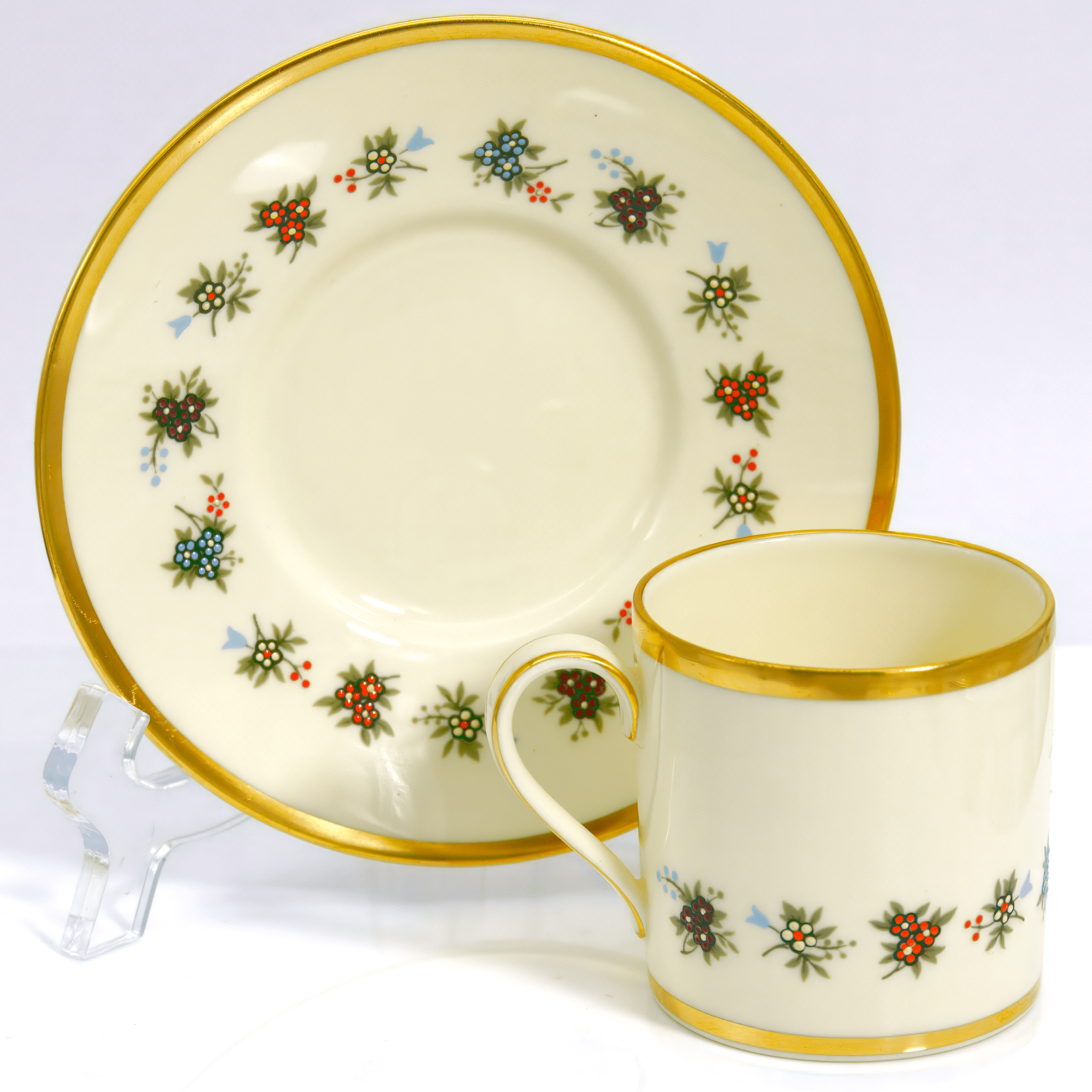 Minton Minton "Mirabeau" Demitasse Set For 8 - Coffee & Tea Sets ClassyTea