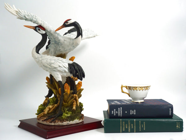 Montefiori Montefiori “Whooping Cranes” Sculpture - Sculpture ClassyTea
