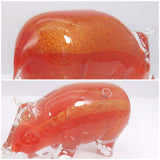Murano Venetian Murano Glass Art Boar (8") - Sculpture ClassyTea
