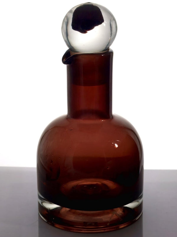 Nanny Still Cranberry Red Scandi Glass Decanter Coastal Midcentury Barware Crystal Swedish Glassware Bourbon Gift Scandinavian Whiskey Lover Gift Brunch - Glass Decanter ClassyTea