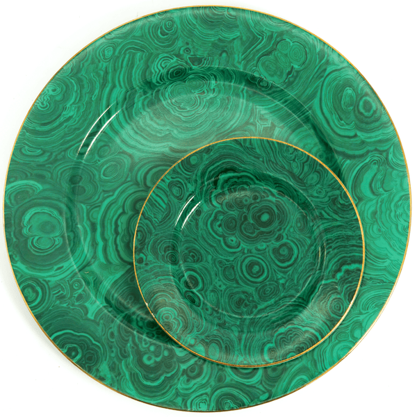 Neiman Marcus Neiman Marcus "Malachite" Serveware Set for 12 (13 Pieces) - Serveware ClassyTea